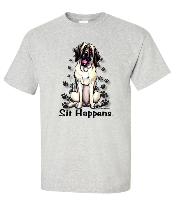 Mastiff - Sit Happens - T-Shirt