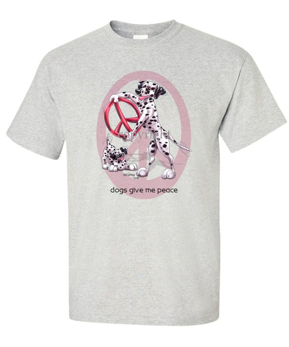 Dalmatian - Peace Dogs - T-Shirt