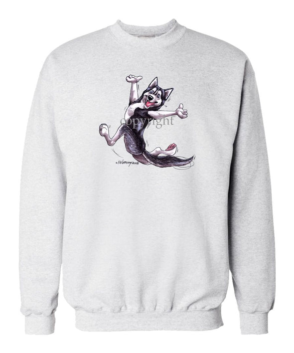 Siberian Husky - Happy Dog - Sweatshirt