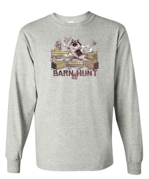 Keeshond - Barnhunt - Long Sleeve T-Shirt