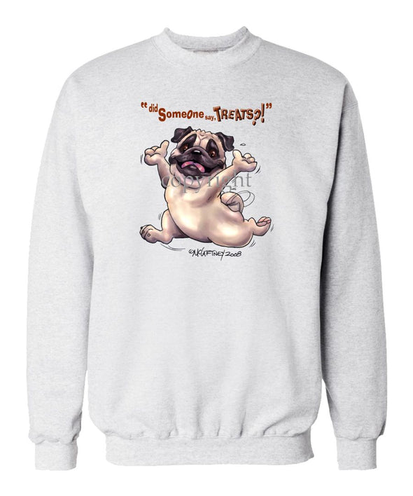 Pug - Treats - Sweatshirt