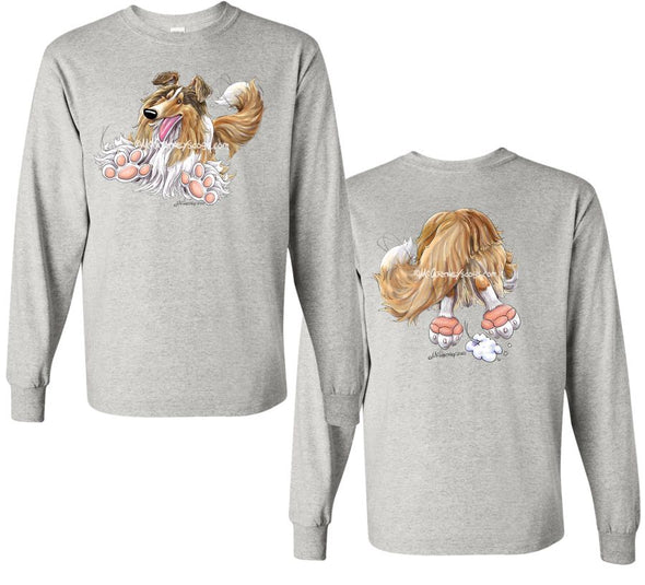 Collie - Coming and Going - Long Sleeve T-Shirt (Double Sided)