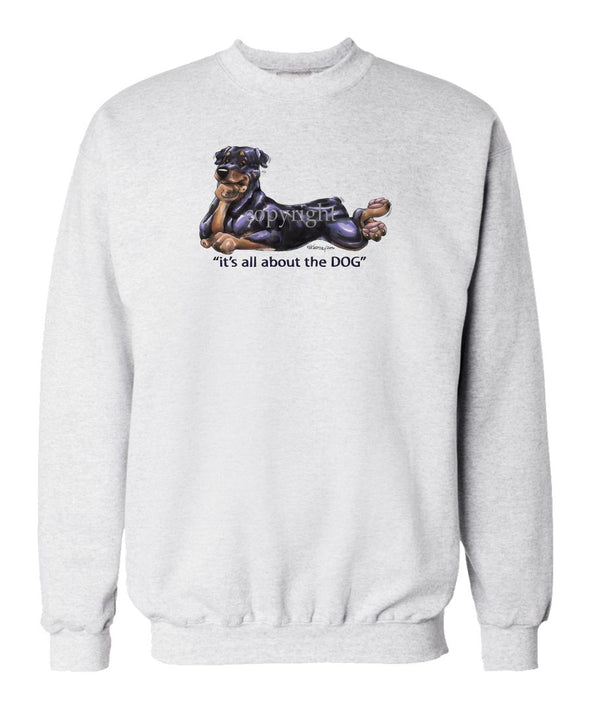 Rottweiler - All About The Dog - Sweatshirt