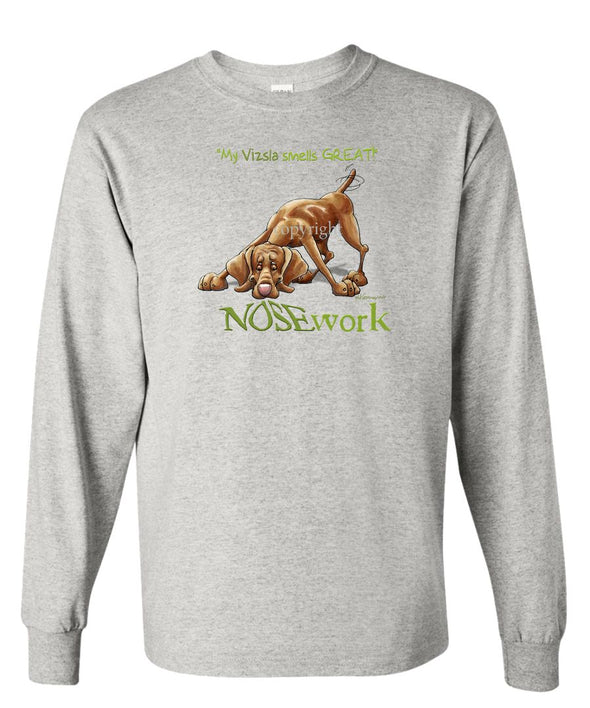 Vizsla - Nosework - Long Sleeve T-Shirt