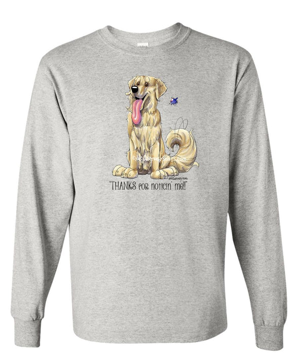 Golden Retriever - Noticing Me - Mike's Faves - Long Sleeve T-Shirt