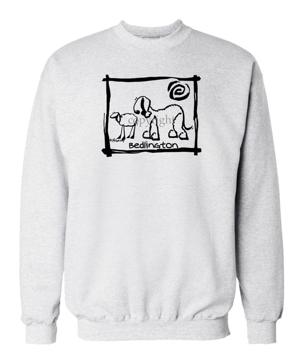 Bedlington Terrier - Cavern Canine - Sweatshirt