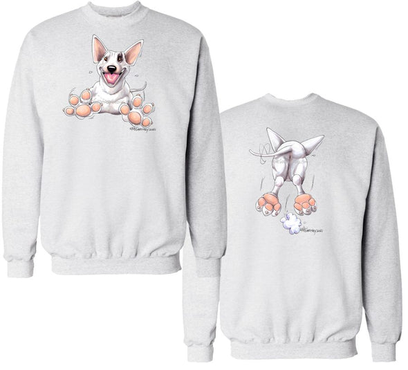 Bull Terrier - Coming and Going - Sweatshirt (Double Sided)