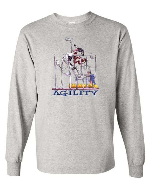 Greyhound - Agility Weave II - Long Sleeve T-Shirt