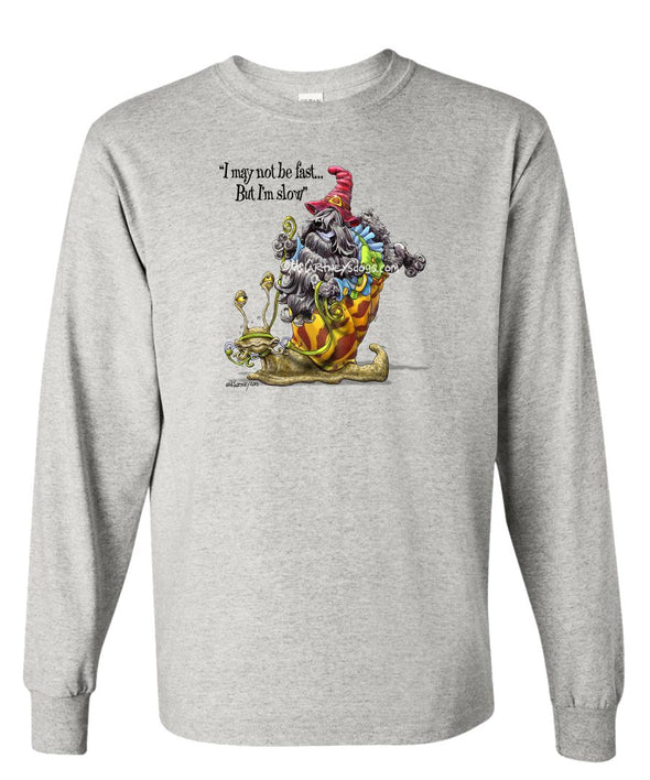 Bouvier Des Flandres - Snail - Mike's Faves - Long Sleeve T-Shirt