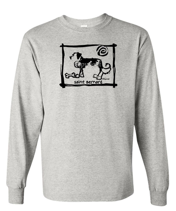 Saint Bernard - Cavern Canine - Long Sleeve T-Shirt