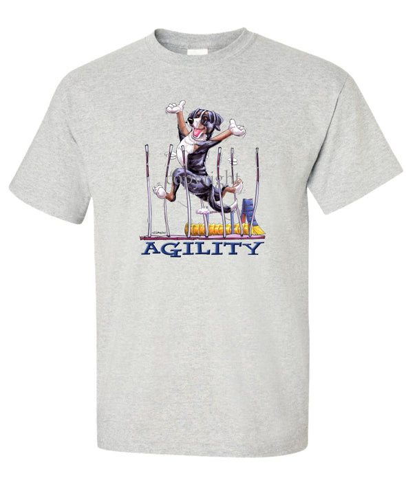 Greater Swiss Mountain Dog - Agility Weave II - T-Shirt