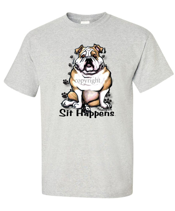 Bulldog - Sit Happens - T-Shirt