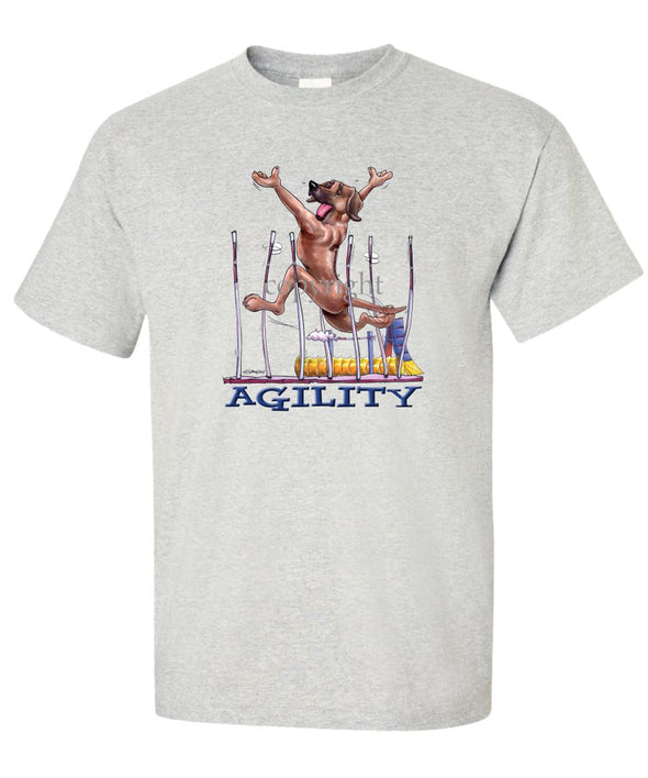 Rhodesian Ridgeback - Agility Weave II - T-Shirt