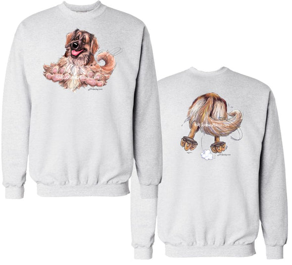 Leonberger - Coming and Going - Sweatshirt (Double Sided)
