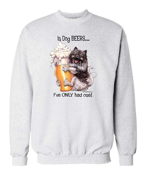 Keeshond - Dog Beers - Sweatshirt