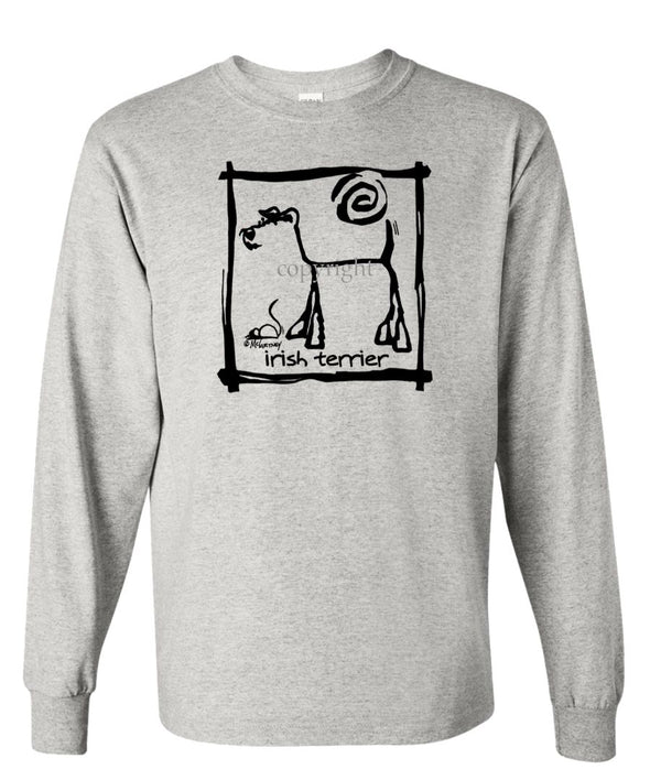 Irish Terrier - Cavern Canine - Long Sleeve T-Shirt