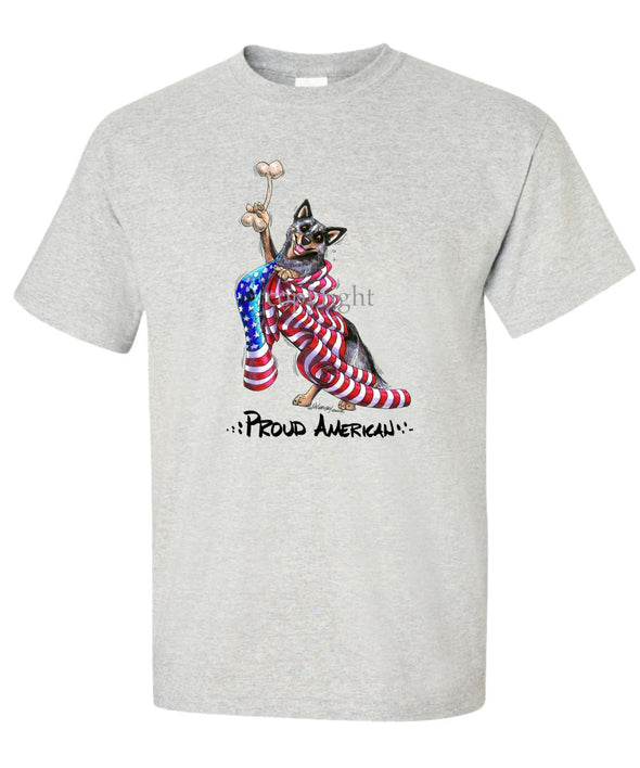 Australian Cattle Dog - Proud American - T-Shirt