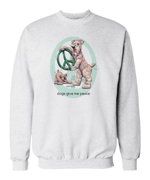 Soft Coated Wheaten - Peace Dogs - Sweatshirt