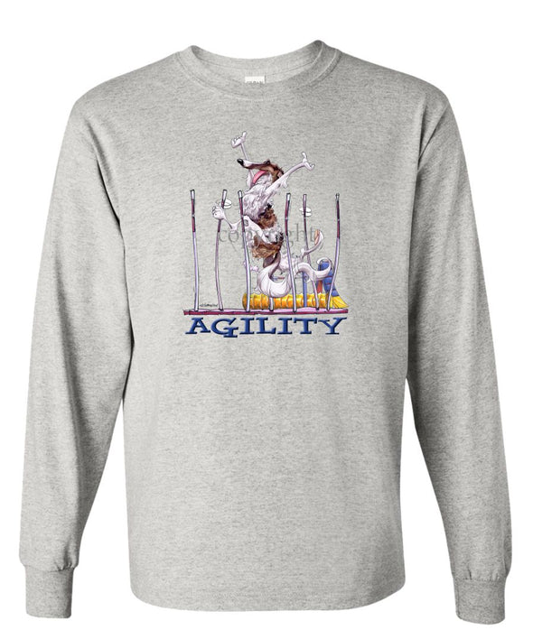 Borzoi - Agility Weave II - Long Sleeve T-Shirt