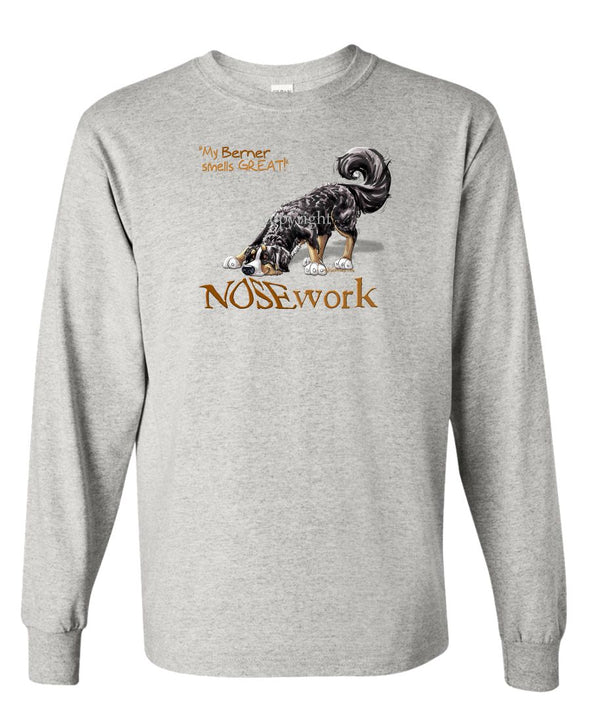 Bernese Mountain Dog - Nosework - Long Sleeve T-Shirt