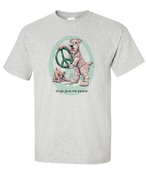 Soft Coated Wheaten - Peace Dogs - T-Shirt