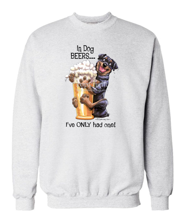 Rottweiler - Dog Beers - Sweatshirt
