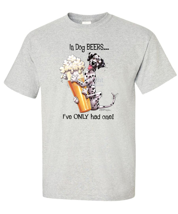Dalmatian - Dog Beers - T-Shirt
