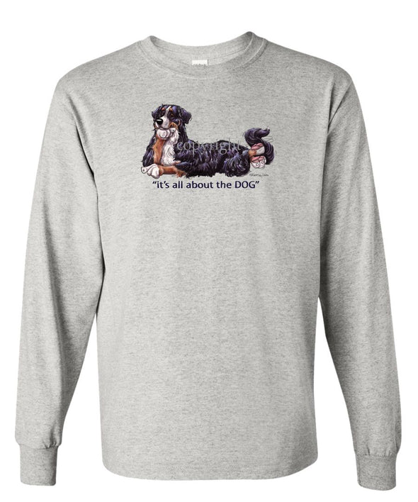 Bernese Mountain Dog - All About The Dog - Long Sleeve T-Shirt