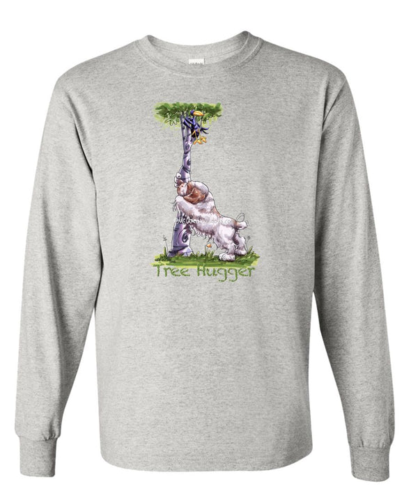 Clumber Spaniel - Tree Hugger - Mike's Faves - Long Sleeve T-Shirt