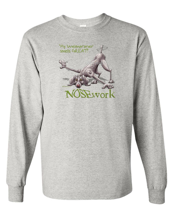 Weimaraner - Nosework - Long Sleeve T-Shirt