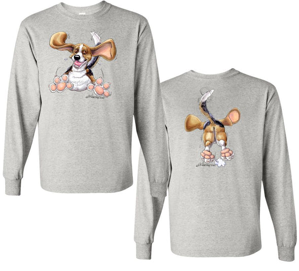 Beagle - Coming and Going - Long Sleeve T-Shirt (Double Sided)