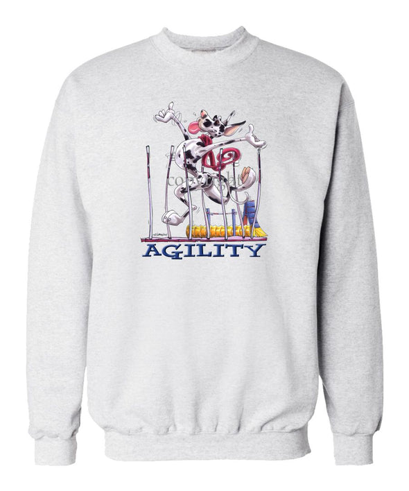 Great Dane  Harlequin - Agility Weave II - Sweatshirt