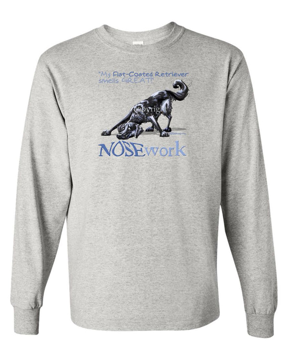 Flat Coated Retriever - Nosework - Long Sleeve T-Shirt