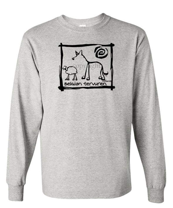 Belgian Tervuren - Cavern Canine - Long Sleeve T-Shirt