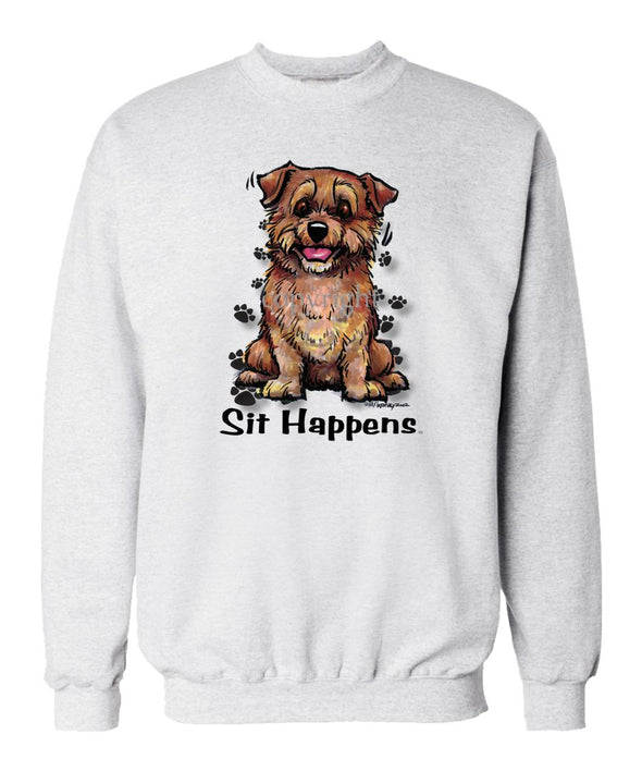 Norfolk Terrier - Sit Happens - Sweatshirt