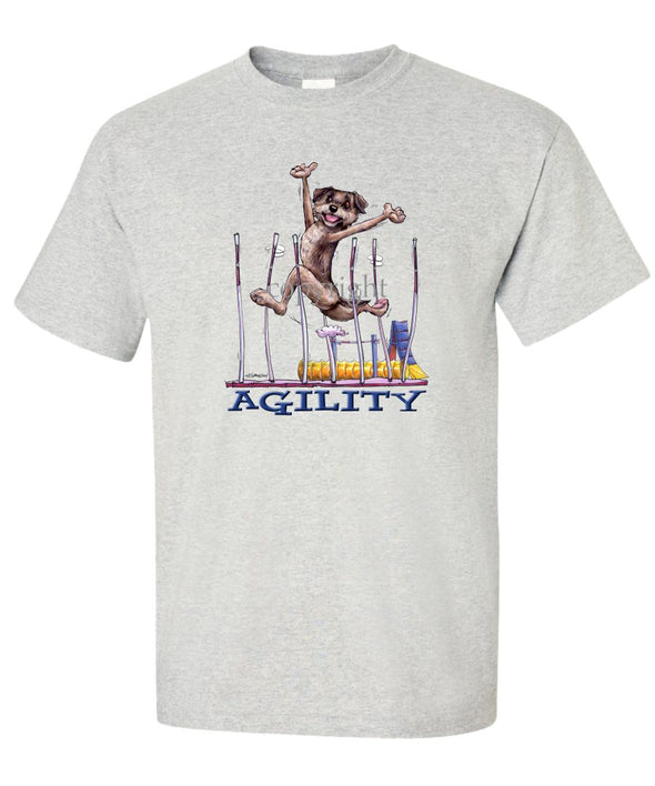 Border Terrier - Agility Weave II - T-Shirt