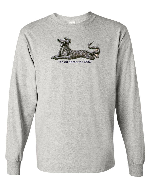 Scottish Deerhound - All About The Dog - Long Sleeve T-Shirt