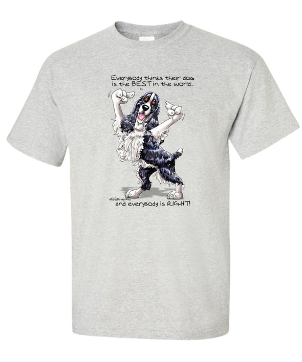 English Springer Spaniel - Best Dog in the World - T-Shirt