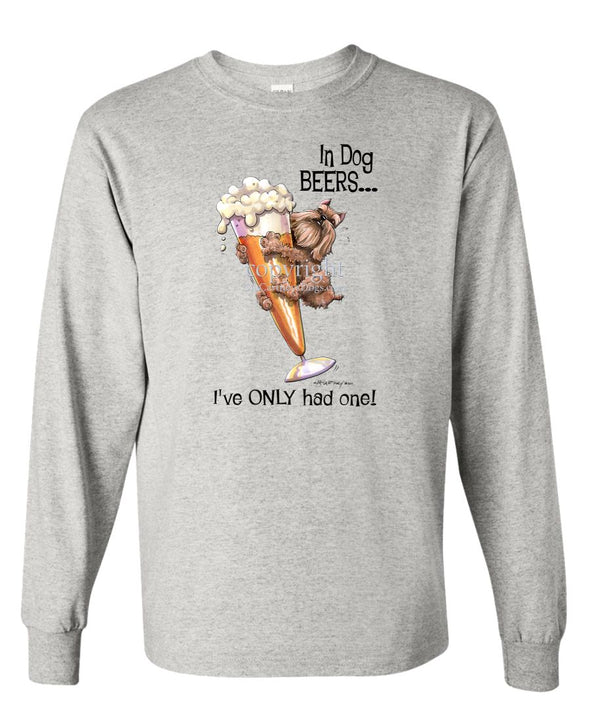 Brussels Griffon - Dog Beers - Long Sleeve T-Shirt