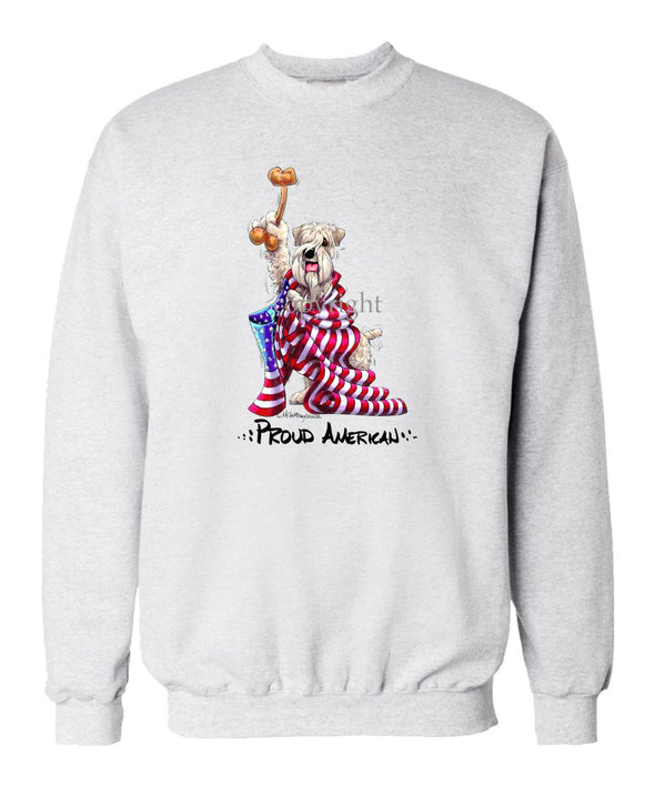 Soft Coated Wheaten - Proud American - Sweatshirt