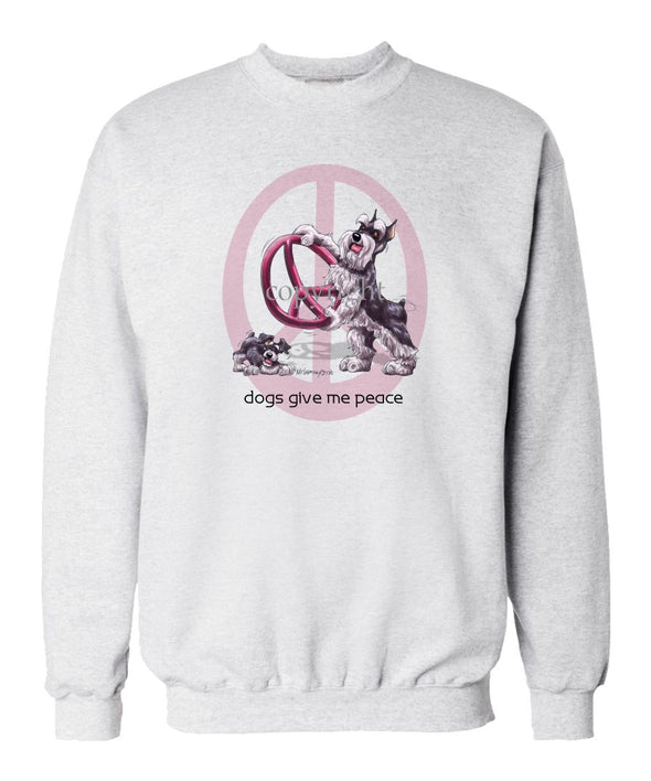 Schnauzer - Peace Dogs - Sweatshirt