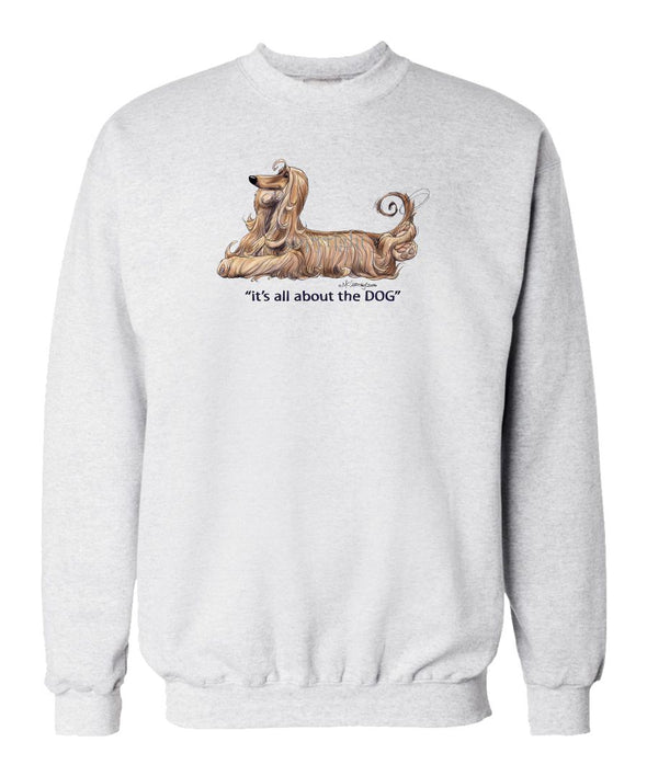 Afghan Hound - All About The Dog - Sweatshirt