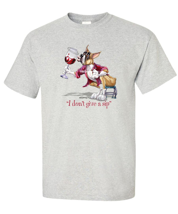 Boxer - I Don't Give a Sip - T-Shirt
