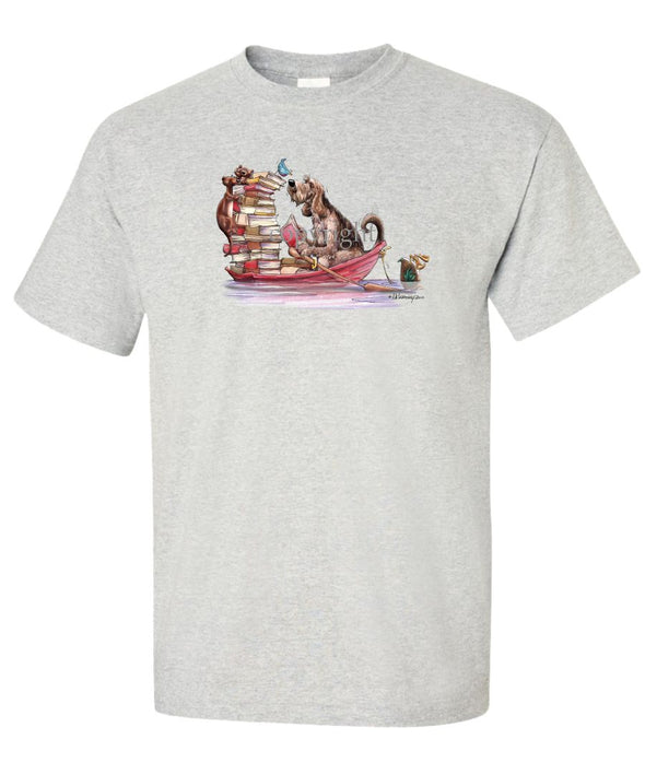 Otterhound - Books In Boat - Mike's Faves - T-Shirt