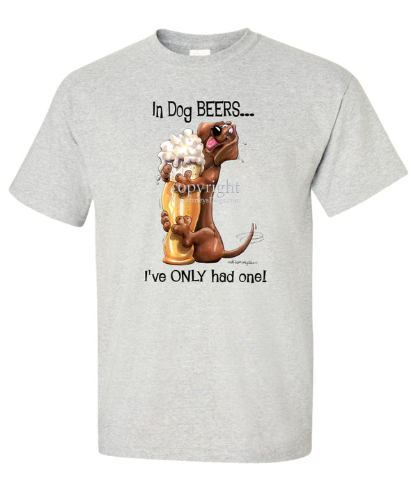 Dachshund - Dog Beers - T-Shirt