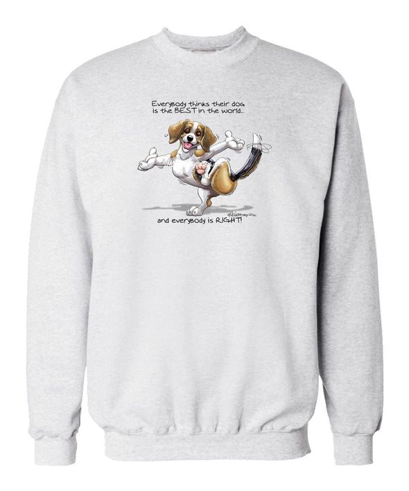 Beagle - Best Dog in the World - Sweatshirt
