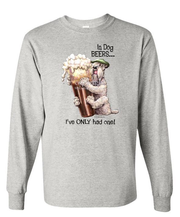 Soft Coated Wheaten - Dog Beers - Long Sleeve T-Shirt