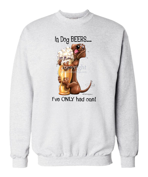 Dachshund - Dog Beers - Sweatshirt