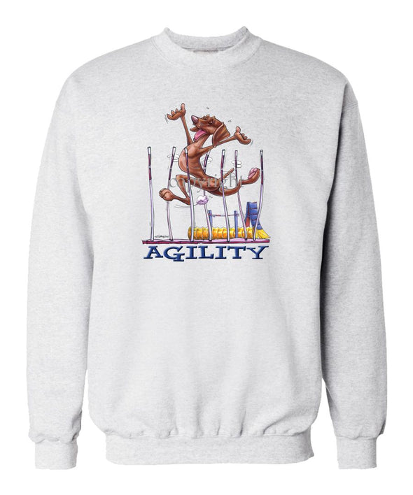 Vizsla - Agility Weave II - Sweatshirt