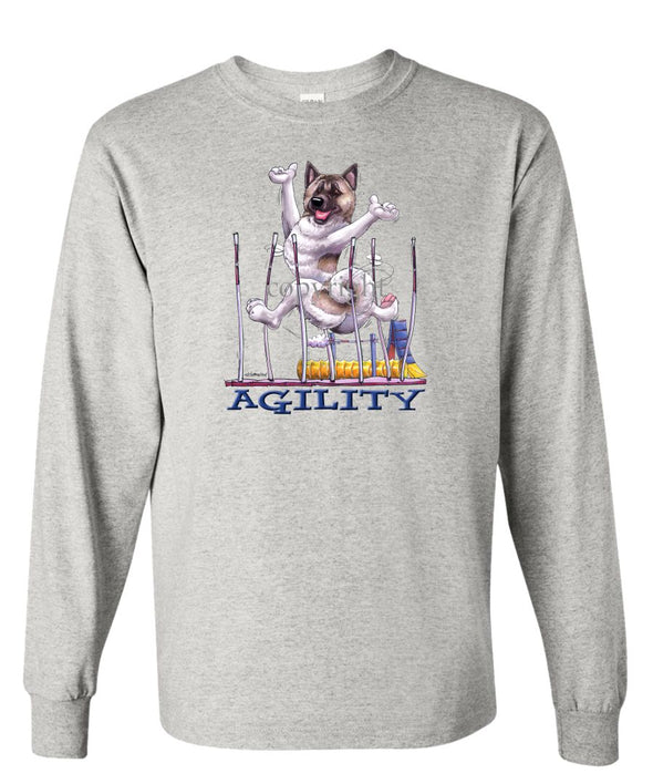Akita - Agility Weave II - Long Sleeve T-Shirt